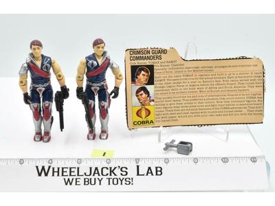 Tomax &amp; Xamot #1 V1 1985 GI Joe Vintage ARAH Hasbro Action Figure