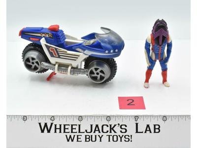Bullet Motorcycle W/Ali Bombay #2 100% Complete 1987 M.A.S.K. Kenner Vintage