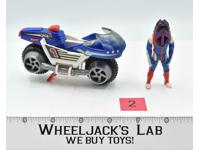 Bullet Motorcycle W/Ali Bombay #2 100% Complete 1987 M.A.S.K. Kenner Vintage