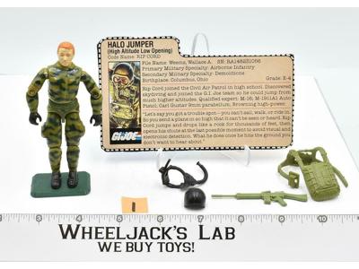 Rip Cord #1 V1 100% Complete 1984 GI Joe ARAH Hasbro Vintage Action Figure