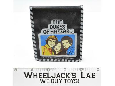 Dukes Of Hazzard Black Wallet Billfold 1981 Warner Bros Vintage