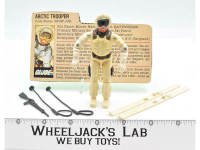 Snow Job V1 1983 GI Joe ARAH Hasbro Vintage Action Figure