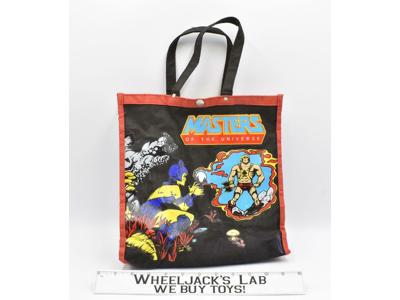 He-Man Black Canvas Tote Bag MOTU Vintage