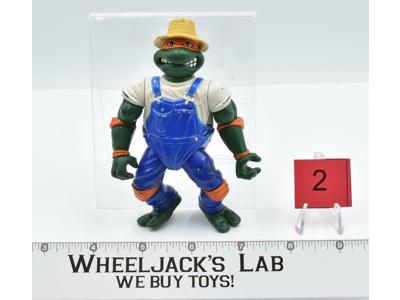 Farmer Mike #2 Teenage Mutant Ninja Turtle 1993 Playmates Action Figure