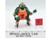 Shell Slammin' Mike #5 Teenage Mutant Ninja Turtle 1991 Playmates Figure