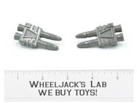 Micromaster Groundshaker Dual Twin Laser Gun Missile Pair 1989 G1 Transformers