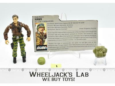 Hawk #1 V2 1986 GI Joe ARAH Vintage Hasbro Action Figure
