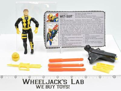 Wet-Suit V3 100% Complete 1993 GI Joe ARAH Vintage Hasbro Action Figure