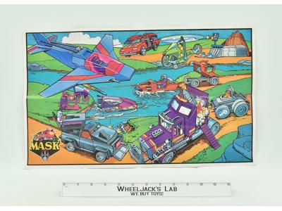 Pack-In Product Catalog/Poster 18 x 11 1985 MASK M.A.S.K. Kenner Vintage