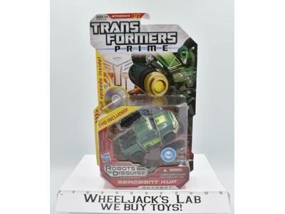 Sergeant Kup W DVD Deluxe Robots In Disguise Prime Transformers Hasbro 2012 MOSC