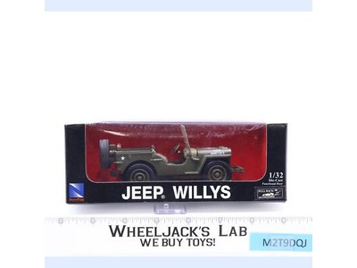 Willys Jeep Die-Cast 1:32 Scale NewRay Pull-Back Vehicle NEW SEALED