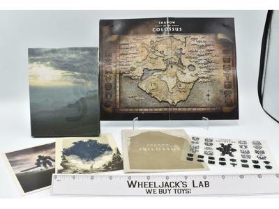 Shadow of The Colossus Special Limited Edition Sticker Sheet &amp; Map NO GAME PS4