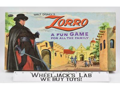 Walt Disney's Zorro Game Whitman 1958 Owned By Henry Calvin Serg. Demetrio Lopez