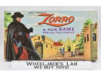 Walt Disney's Zorro Game Whitman 1958 Owned By Henry Calvin Serg. Demetrio Lopez