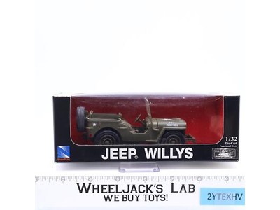 Willys Jeep Die-Cast 1:32 Scale NewRay Pull-Back Vehicle NEW SEALED