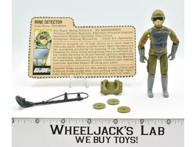 Tripwire Mine Detector #2 V1 100% Complete GI Joe 1983 Vintage Hasbro Figure