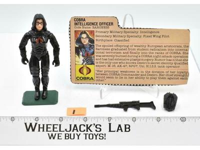 Baroness #1 V1 100% Complete 1984 GI Joe ARAH Hasbro Vintage Action Figure