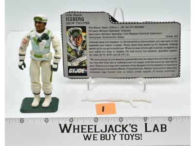 Iceberg #1 V1 100% Complete 1986 GI Joe ARAH Hasbro Vintage Action Figure