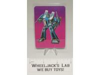 Thundercracker Card 102 Variant Color Transformers Action Trading Cards 1985 G1