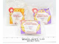 McDonalds Beast Wars 1996 Happy Meal Premium 3 MISP Transformers