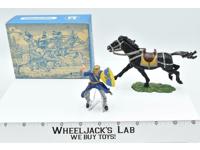 8857 W BLU BOX Mounted Cavalry Soldier Norman W Sword Toy Soldiers Elastolin 70M