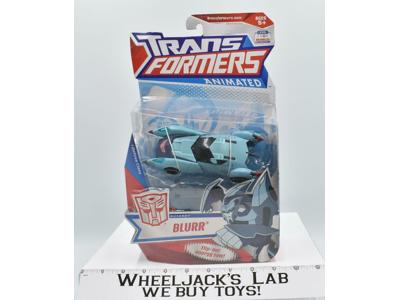 Blurr Deluxe Class Animated Transformers 2008 Hasbro MOSC