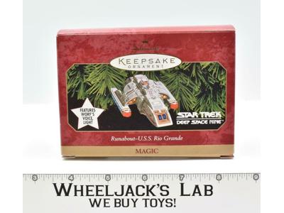 Runabout- U.S.S. Rio Grande Star Trek MIB NEW Keepsake Ornament 1999 Hallmark