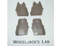 Omega Supreme Track Armor Parts Pieces A-D 1985 G1 Transformers Vintage Hasbro