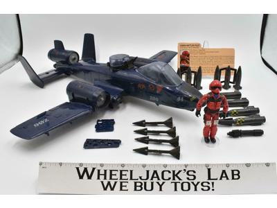Cobra Rattler Attack Jet &amp; Wild Weasel 100% Complete 1984 G.I. Joe Vehicle ARAH