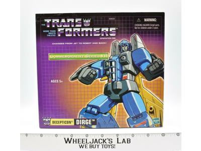 Dirge MISB NEW Commemorative Series Transformers Reissue 2003 Hasbro