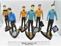 McCoy Chekov Spock Kirk Data Star Trek 1991 Hamilton Gifts 11" PVC Figurines