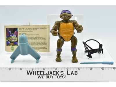 Sewer Swimmin Donatello 100% Complete Teenage Mutant Ninja Turtle 1989 Playmates