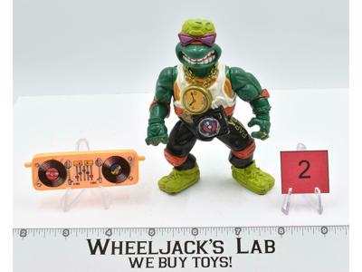 Rappin' Mike #2 Complete 1991 TMNT Teenage Mutant Ninja Turtle Playmates