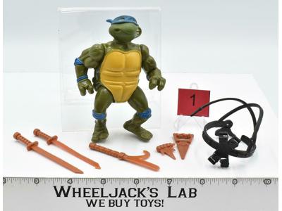 Leonardo #1 HARD HEAD 1988 TMNT Teenage Mutant Ninja Turtle Vintage Playmates