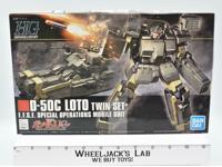 D-50C Loto Twin Set Gunpla HGUC #106 Gundam Unicorn 2010 Bandai NEW Model Kit