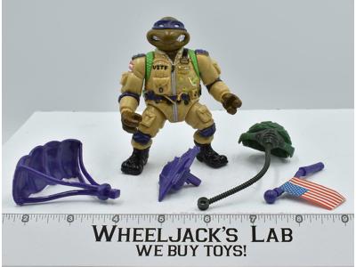 Pro Pilot Don 100% Complete Teenage Mutant Ninja Turtles 1991 Playmates Figure