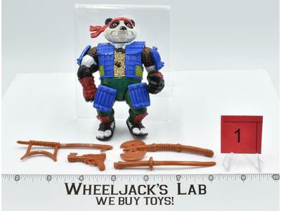 Panda Khan #1 100% Complete Teenage Mutant Ninja Turtles 1990 Playmates Figure