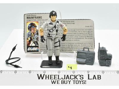 Mainframe #4 V1 100% Complete ARAH 1986 GI Joe Hasbro Vintage Action Figure
