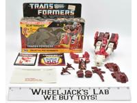 Scattershot MIB 100% Complete 1987 Vintage Hasbro Action Figure G1 Transformers