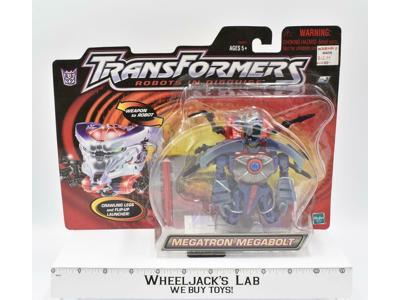 Megatron Megabolt Robots In Disguise Transformers Hasbro 2002 MOSC