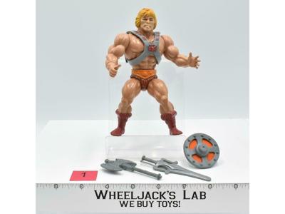 He-Man #1 Complete Soft Head He-Man Masters of the Universe MOTU 1982 Mattel