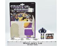 Laserbeak MOHAWK VERSION &amp; Frenzy 100% Complete W/CARDBACK 1984 G1 Transformers