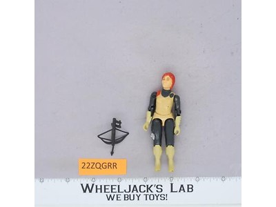 Scarlett V1 Straight Arm 100% Complete G.I. Joe 1982 Hasbro Vintage Figure