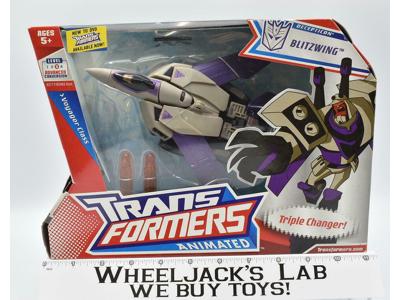 Blitzwing Voyager Class Animated Transformers Hasbro 2008 MISB