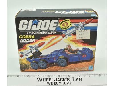 Cobra Adder 100% Complete 1987 GI Joe Hasbro Vintage Vehicle ARAH