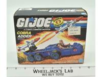 Cobra Adder 100% Complete 1987 GI Joe Hasbro Vintage Vehicle ARAH