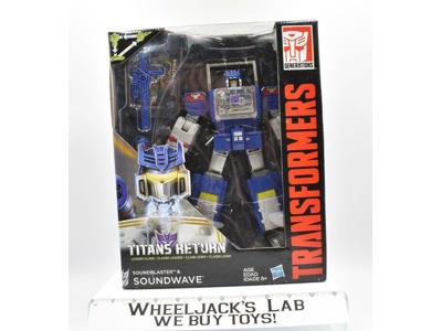 Soundblaster &amp; Soundwave Leader Generations TR Transformers Hasbro MISB