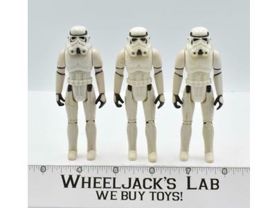 Lot of 3 Imperial Stormtroopers Star Wars 1977 Vintage Kenner Action Figure
