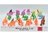 Lot of Dinosaurs #3 Monsters in my Pocket Mattel 1980's Action Figure