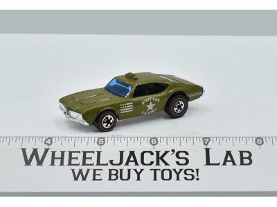 Staff Car Army Olds 442 Hot Wheels 1969 Vintage Redline Hong Kong